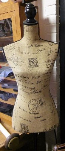 Burlap Mannequin Dress Form