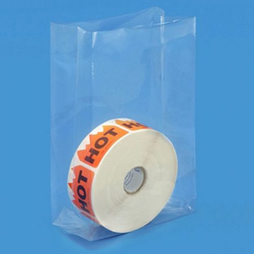 5 x 3 x 10&#034; 1 Mil Gusseted Poly Bags, Open Top- 500 ct- FREE Priority Shipping