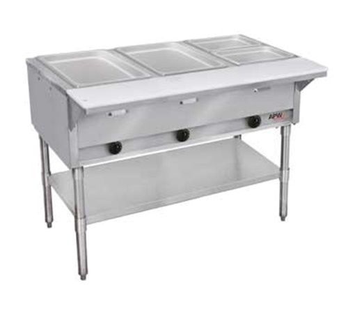 APW Wyott ST-2S Champion Hot Well Steam Table 2 well exposed element...