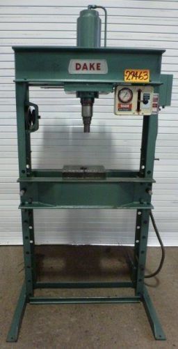 DAKE 50 Ton  H-FRAME HYDRAULIC PRESS 8-050  Elec-Draulic II (29463)