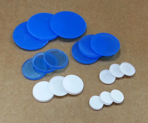 Variety pack clear acrylic discs - 1/8&#034; thick for sale