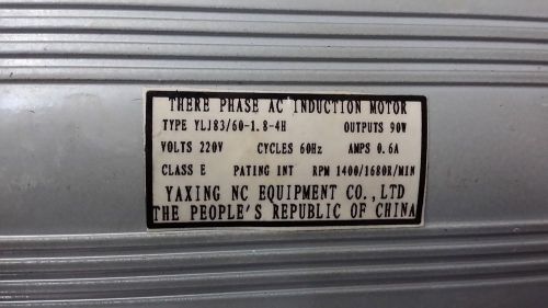 New three phase ac induction motor 220v 90w for sale