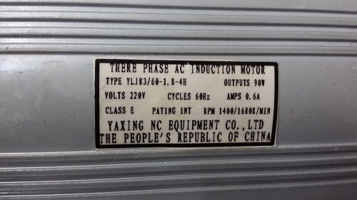 NEW Three Phase AC Induction Motor 220V 90W