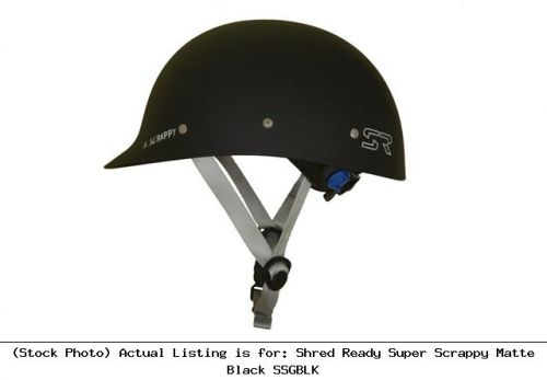 Shred ready super scrappy matte black ssgblk helmet for sale