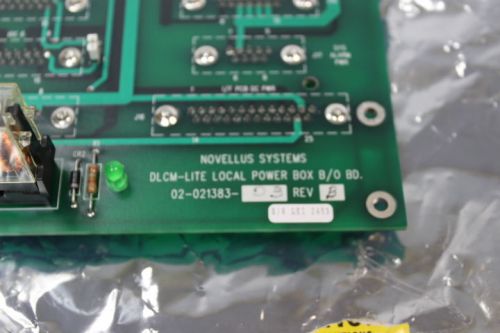 3857  Novellus 02-021383-03 Rev. B DLCM-Lite Local Power Box B/O Board