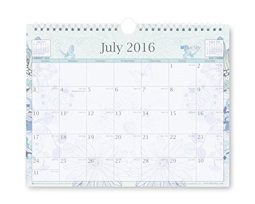 Blue Sky Lianne Academic Year 16/17 Monthly 11 x 8.75 Wall Calendar