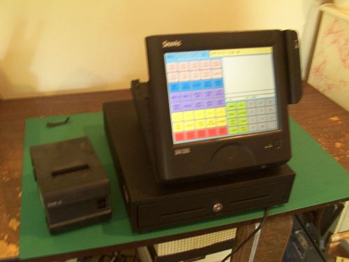 Sam4S Samsung SPS-2000 SPS-2000B POS System w/ Ellix 20 Printer &amp; Cash Drawer