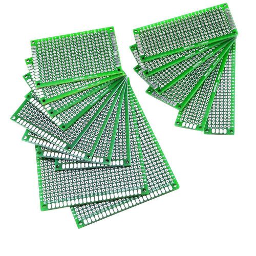 Mudder 16 Pieces Double Sided Prototype PCB Universal Board for DIY Multiple ...