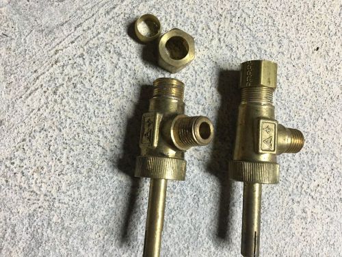 Brass top burner valve 7/16&#034; for sale