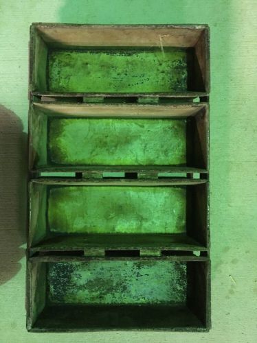 Vintage EKCO Commercial Bakery Four Section Bread Loaf Pan 12 1/2 X 4 1/2 1953