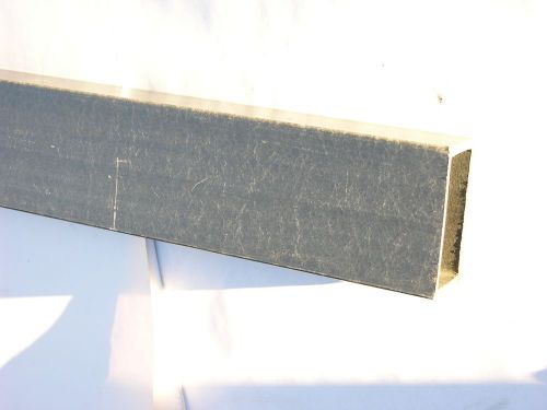 Strongwell gray fiberglass hollow rectangular bar, 4&#034; x 1/8&#034; x 2&#034; x 1/4&#034; l= 68&#034; for sale