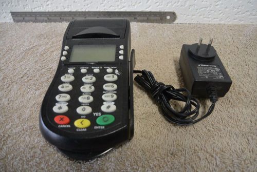 Hypercom T4205 Credit Debit Card Terminal - 010344-007R ZAE encrypted mach EBT