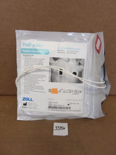 Zoll Pedi-Padz Pediatric Electrodes P/N 8900-3001-01 *New-Opened*