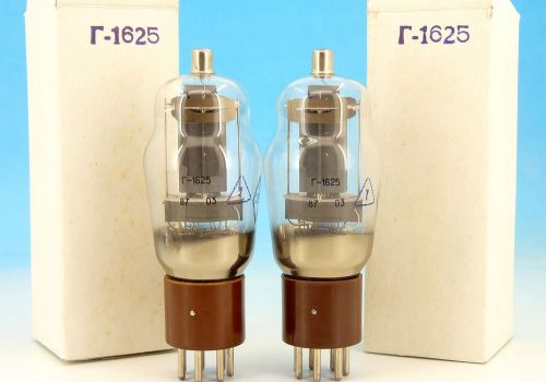 G1625 Г-1625 MATCHED Military Audio Power TUBE PAIR 80&#039;s  RCA 1625 VT-136 CV659