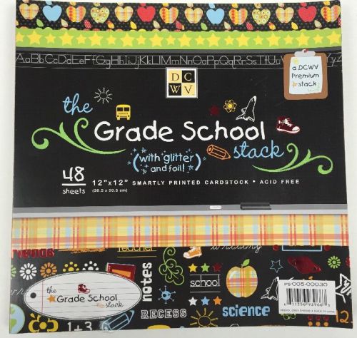 DCWV Grade School Teacher 12&#034; X 12&#034; Acid Free Card Stock 48 Sheets