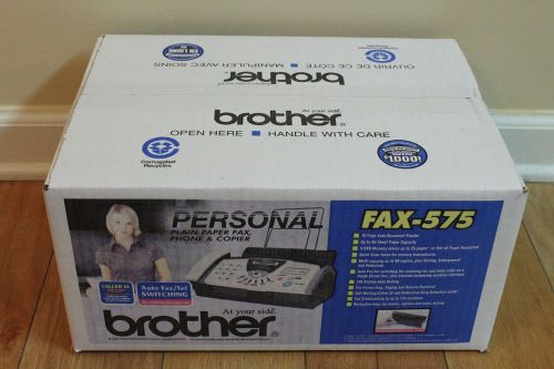 *NEW SEALED* BROTHER FAX-575 PLAIN PAPER FAX PHONE COPIER
