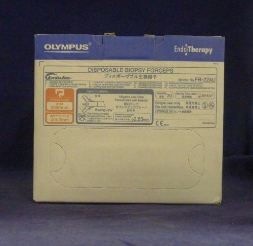 Olympus Endo Therapy FB-224U Disposable Biopsy Forceps Box of 20 NEW
