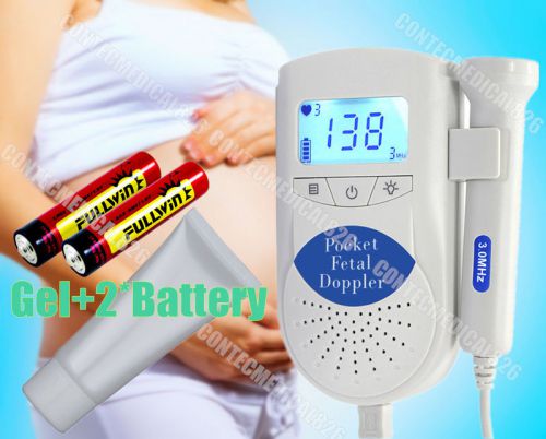 US Seller Sonoline B fetal Doppler, Baby Heart Monitor, 3Mhz probe, Gel, Battery