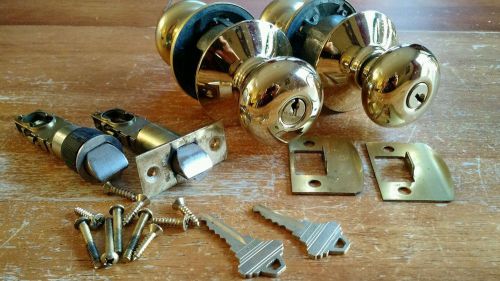2 Schlage Exterior Doorknobs (keyed alike)