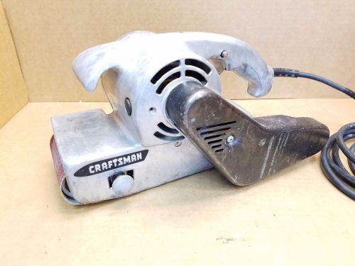 Nice Vintage Craftsman Industrial 4&#034; x 24&#034; Dustless Belt Sander Model 315223990