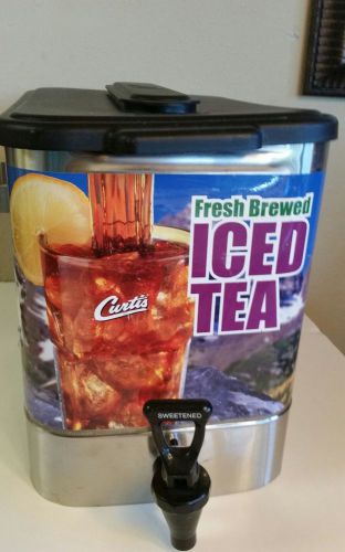 Wilbur Curtis Iced Tea Dispenser 3.0 Gal. Oval. 9.25&#034;H