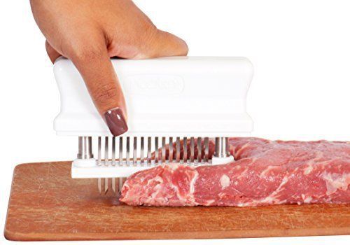 48-Blade Beef Meat Steak Tenderizer Kitchen BBQ Hand Tool Stainless Steel Blades