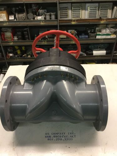 8&#034; IPS Flanged CPVC Spears Diapragm Valve 75psi