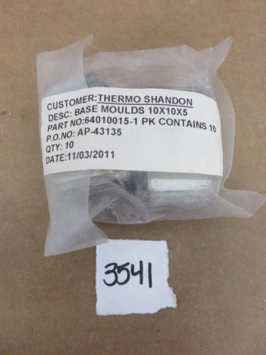 Thermo Shandon 64010015 Stainless Steel Base Molds 10 x 10 x 5mm Pack of 10