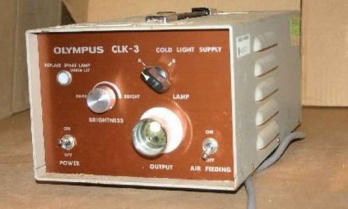 Olympus CLK-3 Halogen Light Source Endoscopy Air Supply Tested working