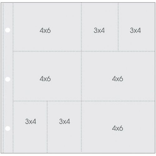 Sn@p! Pocket Pages For 12 Inch X 12 Inch Binders 10/Pkg-(4) 4 Inch 817254014345