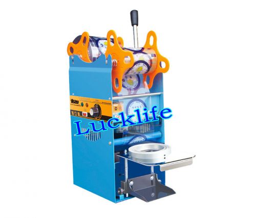 WY-802F Manual Plastic Tall-cup Sealing Machine for Bubble Tea Fruit Juice H