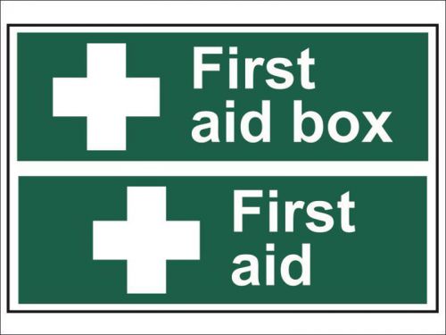 Scan - first aid box / first aid - pvc 300 x 200mm for sale