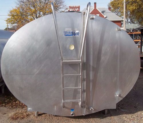 Mueller 5000 gallon stainless steel bulk milk cooling farm tank oe79113 for sale