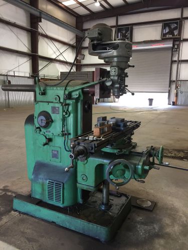 B&amp;s milling machine with bridgeport head brown &amp; sharpe 1953 for sale