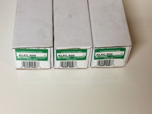 Klpc 600 amp fuses lot of 3 for sale