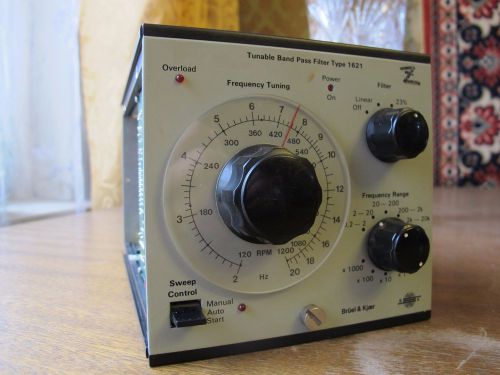 Bruel &amp; Kjaer Tunable Band Pass Filter Type 1621 PERFECT CONDITION - VERY RARE