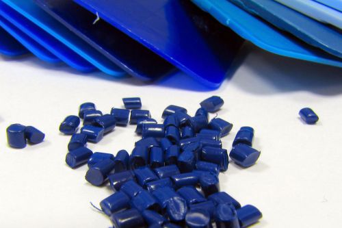 Un5011 mid blue multipurpose color concentrate plastic pellets pp abs pc pe for sale