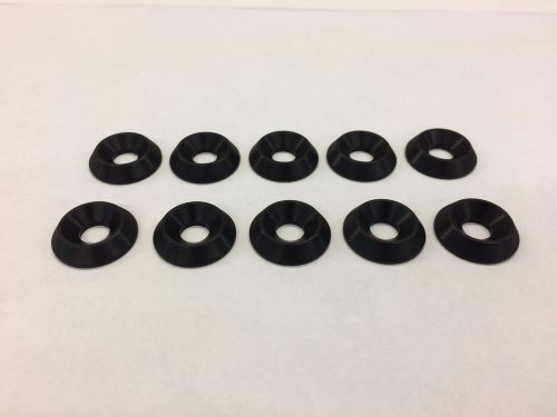 M6 black anodized cnc billet aluminum finish washers qty 10 racing kart for sale