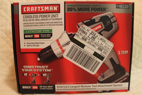 ~ Craftsman Cordless Power Unit Plus 3/8&#034; Drill/Driver Attachment 946133 NEW