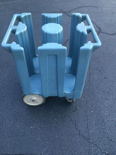 Cambro DC950 Poker Chip 9 1/2” Plate Dish Caddy Dolly Mobile Cart, Catering