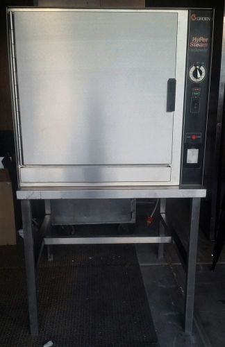 1999 groen hypersteam model hy-12g hycapacity convection steamer &amp; stand for sale