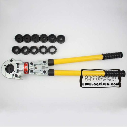 JT-300 Manual Crimping Tools with Telescopic Handle with 12 dies from 10-300mm2