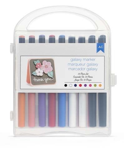 AMERICAN CRAFTS 62702 EXTREME VALUE PACK-PEN SET 18 PIECE GALAXY MARKERS (WITH S