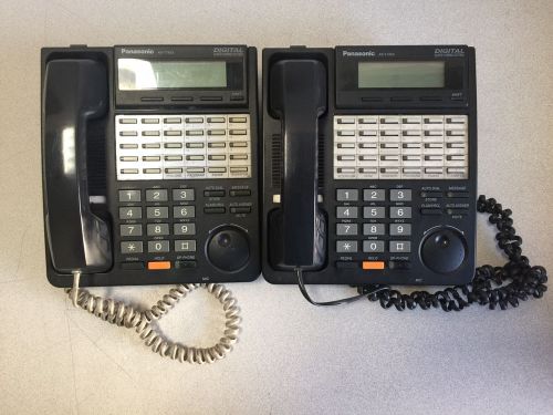 Lot of 2 Panasonic KX-T7453-B Digital Super Hybrid Phones