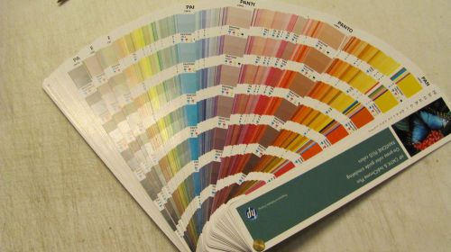 Pantone HP CMYK IndiChrome Plus On Press Color Guide for HP Indigo Press