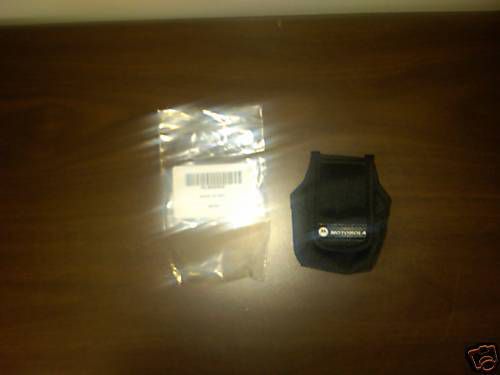 MOTOROLA MINITOR V 5 NYLON PAGER CASE OEM RLN5699