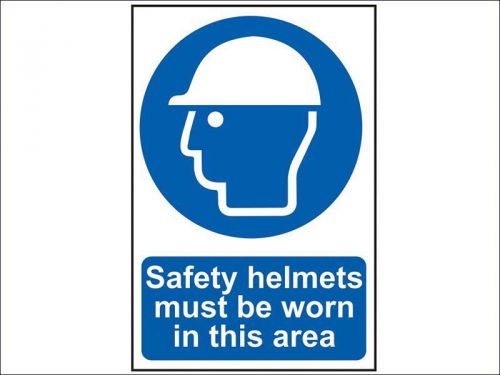 Scan - Safety Helmets Must Be Worn In This Area - PVC 400 x 600mm