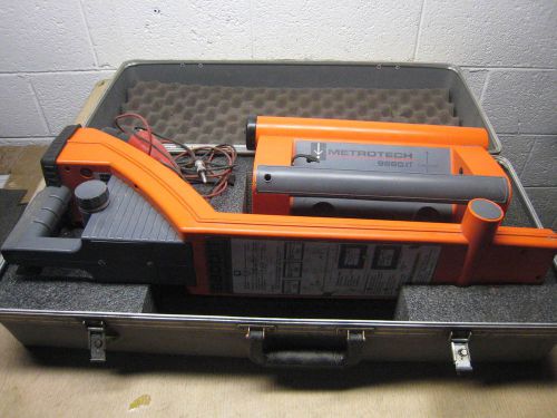 Metrotech 9860XT Cable Pipe Locator Transmitter Receiver w/ Case Free Shipping
