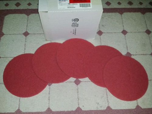 RENOWN BUFFING PAD, RED, 16 IN. CASE OF 5