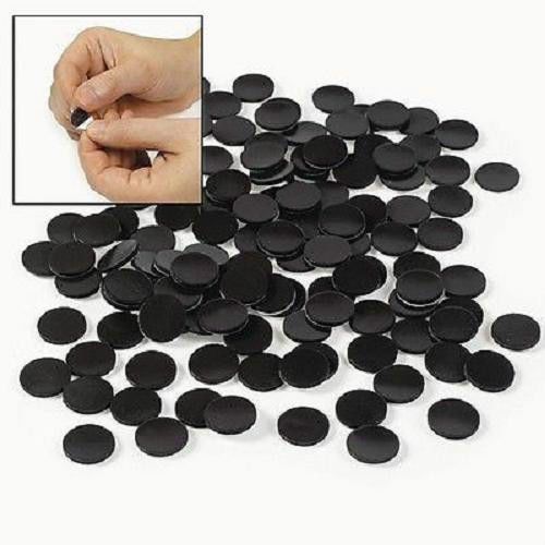 100 Self-Adhesive Dot Round Magnets Craft School  1/2 inch Diameter